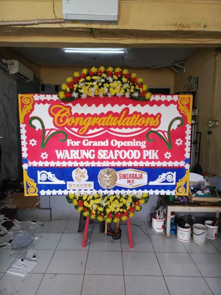 Papan Bunga Ucapan Selamat Stasiun Bogor